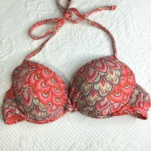 Forever 21 Push Up Halter Bikini Swim Top Swimsuit